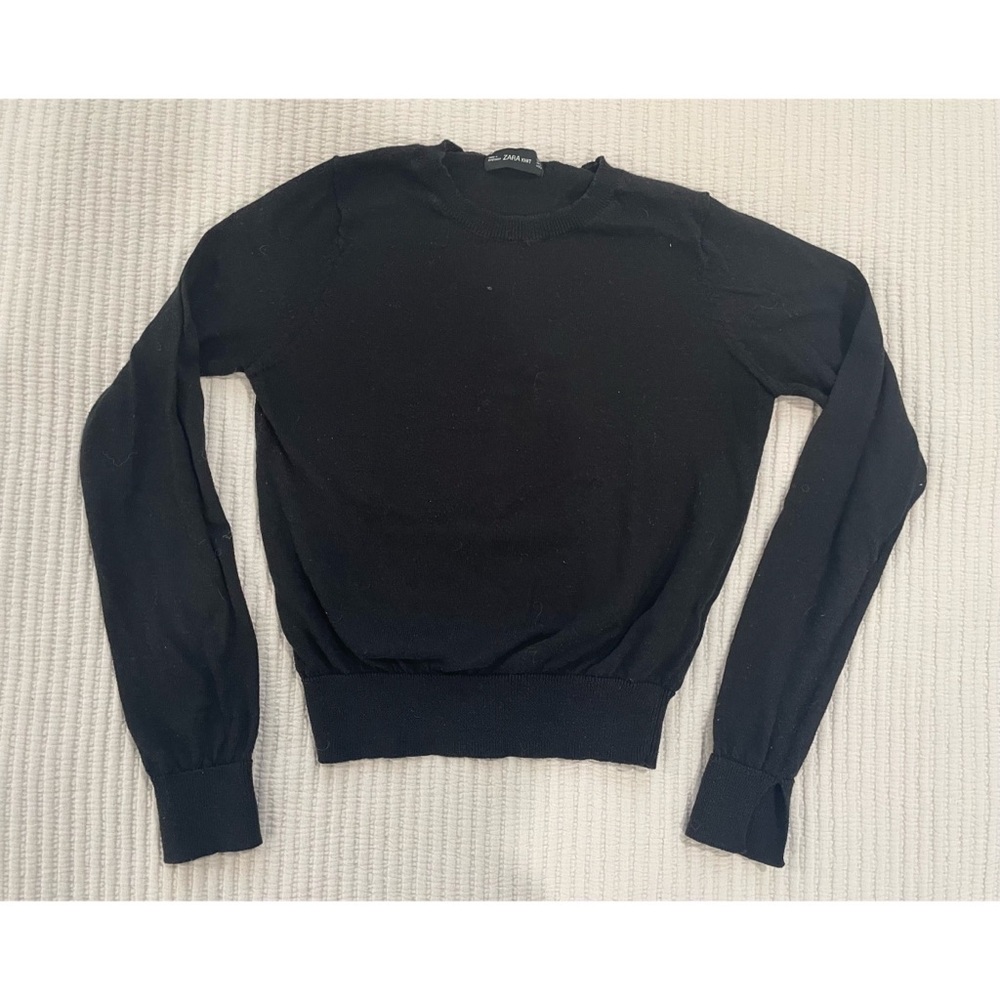 Zara Cropped Lightweight Sweater